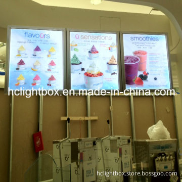 High Quality Fast Food Slim Light Box Restaurant Menu Board